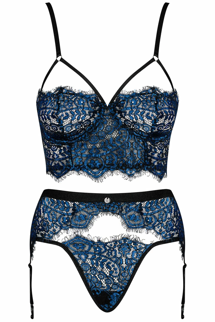 Obsessive Underwired Bras Yassmyne Bra, Thong & Suspender 2 Obsessive Underwired Bras Yassmyne Bra, Thong & Suspender