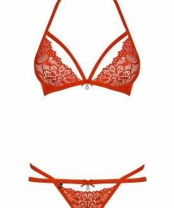 Obsessive 838 Bra & Thong Wireless Bras