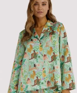 Playful Promises Bodil Jane Nudes & Flowers Long Pyjama Shirt Other Lingerie