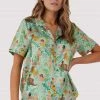 Playful Promises Other Lingerie Bodil Jane Nudes & Flowers Short Pyjama Shirt