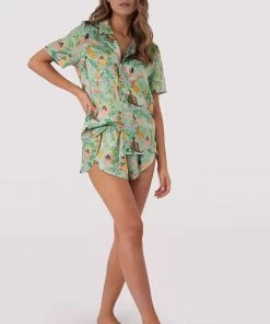 Playful Promises Other Lingerie Bodil Jane Nudes & Flowers Short Pyjama Shirt 9 Playful Promises Other Lingerie Bodil Jane Nudes & Flowers Short Pyjama Shirt