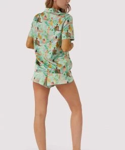 Playful Promises Other Lingerie Bodil Jane Nudes & Flowers Short Pyjama Shirt 10 Playful Promises Other Lingerie Bodil Jane Nudes & Flowers Short Pyjama Shirt