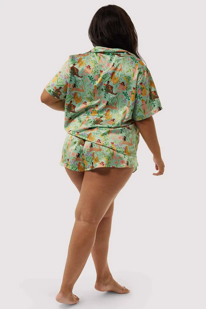 Playful Promises Other Lingerie Bodil Jane Nudes & Flowers Short Pyjama Shirt 7 Playful Promises Other Lingerie Bodil Jane Nudes & Flowers Short Pyjama Shirt