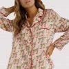 Playful Promises Bouffants Cheetah Long Pyjama Shirt Other Lingerie