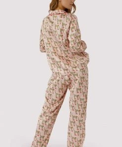 Playful Promises Bouffants Cheetah Long Pyjama Shirt Other Lingerie