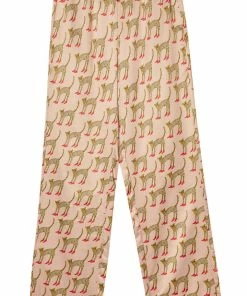 Playful Promises Bouffants Cheetah Satin Pyjama Pants Other Lingerie