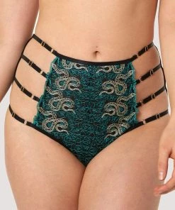Playful Promises Knickers Dakota Snake High Waist Brief