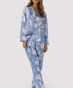 Playful Promises Other Lingerie Logan Spector Statues Satin Pyjama Pants