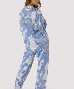 Playful Promises Other Lingerie Logan Spector Statues Satin Pyjama Pants