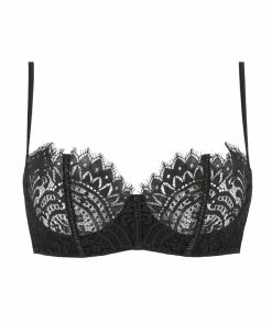 Prelude The Black Swan Underwired Bra With Swarovski Crystals Bras
