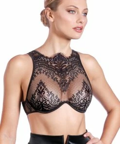 Prelude The Black Swan Fantasy Bra With Swarovski Crystals Bras