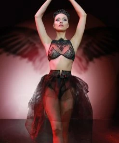 Prelude The Black Swan Fantasy Bra With Swarovski Crystals Bras 9 Prelude The Black Swan Fantasy Bra With Swarovski Crystals Bras