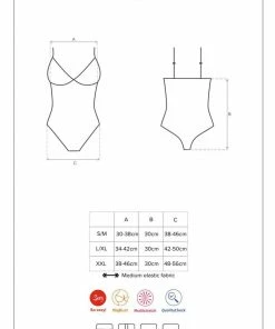 Obsessive Fuller Bust Rosalyne Teddy (Size S/M: UK 8-10) Underwired Bras 17 Obsessive Fuller Bust Rosalyne Teddy (Size S/M: UK 8-10) Underwired Bras