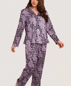 Wolf & Whistle Kaylee Animal Print Pyjama Set Other Lingerie