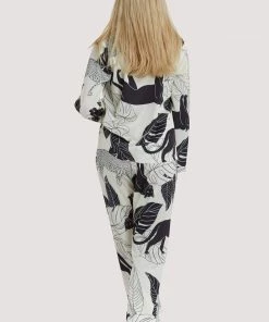 Wolf & Whistle Panther Print Satin Pyjama Set Other Lingerie